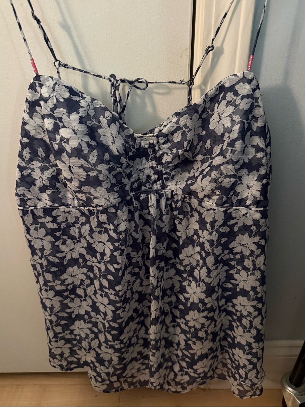 Floral Spaghetti Strap Tank Top